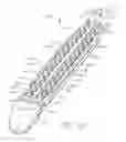 Fig. 21 - Staple cartridge comprising a tissue thickness compensator