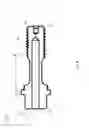 Fig. 07 - Heated bolt for modular hip stem