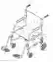 Fig. 01 - Compact wheelchair assembly with removable wheels and methods therefor