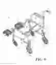 Fig. 10 - Compact wheelchair assembly with removable wheels and methods therefor