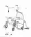 Fig. 11 - Compact wheelchair assembly with removable wheels and methods therefor