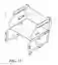 Fig. 19 - Compact wheelchair assembly with removable wheels and methods therefor