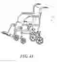 Fig. 34 - Compact wheelchair assembly with removable wheels and methods therefor