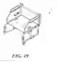 Fig. 42 - Compact wheelchair assembly with removable wheels and methods therefor