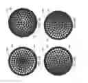 Fig. 11 - Polishing pads produced by an additive manufacturing process
