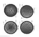 Fig. 11 - Polishing pads produced by an additive manufacturing process