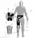 Fig. 01 - Soft exosuit for assistance with human motion