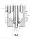 Fig. 05 - Injection device comprising a central rod movable in a cleaning position