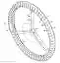 Fig. 01 - Steering wheel cover having clips