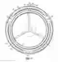 Fig. 19 - Steering wheel cover having clips