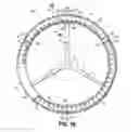 Fig. 20 - Steering wheel cover having clips