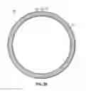 Fig. 21 - Steering wheel cover having clips
