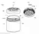 Fig. 01 - Vaporizing/discharging container, and flying insect pest repellent device using the vaporizing/discharging container