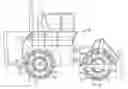 Fig. 01 - Dimensional wheel body for a compaction machine
