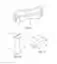 Fig. 10 - Self locking and releasing hinge assembly