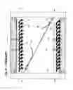 Fig. 03 - Adjustable gate, having multiple guttering systems, multiple impact-absorbing systems, multiple anti-warping systems, multiple anti-sagging systems, multiple personal-injury-eliminating systems, and self-centering angle-locking safety truss
