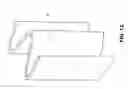 Fig. 13 - Adjustable gate, having multiple guttering systems, multiple impact-absorbing systems, multiple anti-warping systems, multiple anti-sagging systems, multiple personal-injury-eliminating systems, and self-centering angle-locking safety truss
