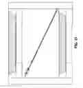 Fig. 22 - Adjustable gate, having multiple guttering systems, multiple impact-absorbing systems, multiple anti-warping systems, multiple anti-sagging systems, multiple personal-injury-eliminating systems, and self-centering angle-locking safety truss