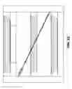Fig. 23 - Adjustable gate, having multiple guttering systems, multiple impact-absorbing systems, multiple anti-warping systems, multiple anti-sagging systems, multiple personal-injury-eliminating systems, and self-centering angle-locking safety truss