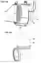 Fig. 20 - Vertical air intake system; air cleaner; and filter element