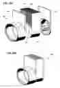 Fig. 34 - Vertical air intake system; air cleaner; and filter element