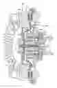 Fig. 01 - Viscous clutch drive with electromagnetic activation and wiper on clutch disk