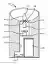 Fig. 01 - Electric lighting devices using air flow to generate a flickering flame effect