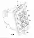 Fig. 13 - Convertible fiber optic panel/module assemblies for optical fiber connectivity, including for wall and floor-mounted connectivity applications