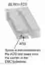 Fig. 01 - Molded device with anti-delamination structure providing multi-layered compression forces