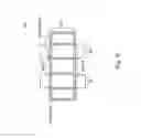 Fig. 18 - Metal gate with silicon sidewall spacers