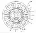 Fig. 01 - Embedded magnet motor and rotor of embedded magnet motor