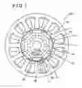 Fig. 02 - Embedded magnet motor and rotor of embedded magnet motor