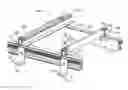 Fig. 01 - Attachment system and nut for solar panel racking system