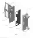 Fig. 11 - T-shaped power amplifier cooling plate