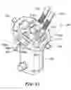 Fig. 12 - Device for the movement and positioning of an element in space