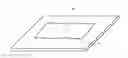 Fig. 01 - Bonded article of thin glass on support substrate, preparation method and use thereof