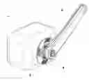 Fig. 01 - Chain guard system lock nut
