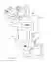 Fig. 11 - Mounting assembly for positioning stern-mounted propulsion units with a forward convergence
