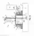 Fig. 14 - Space craft comprising at least one pair of supporting arms, said arm pair being equipped with a hollow mounting module, and method for employing such a craft