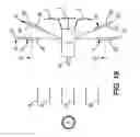 Fig. 21 - Space craft comprising at least one pair of supporting arms, said arm pair being equipped with a hollow mounting module, and method for employing such a craft