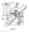 Fig. 11 - Process for forming a sleeve on a container