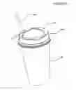 Fig. 15 - Cup lid with integrated container