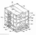 Fig. 01 - Cradle for proppant container having tapered box guides