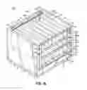 Fig. 17 - Container having sliding support assemblies for supporting dunnage