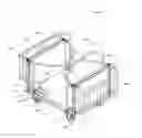 Fig. 01 - Temporary shelter and mobile cart