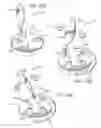 Fig. 10 - Electric lighting devices having a movable flame-shaped piece with a hollow interior