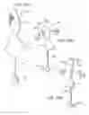 Fig. 19 - Electric lighting devices having a movable flame-shaped piece with a hollow interior
