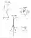 Fig. 20 - Electric lighting devices having a movable flame-shaped piece with a hollow interior