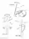 Fig. 44 - Electric lighting devices having a movable flame-shaped piece with a hollow interior