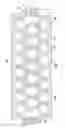 Fig. 11 - In door ice bin for an automatic ice maker